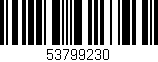 Código de barras (EAN, GTIN, SKU, ISBN): '53799230'