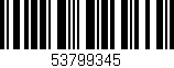 Código de barras (EAN, GTIN, SKU, ISBN): '53799345'