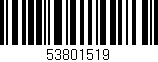Código de barras (EAN, GTIN, SKU, ISBN): '53801519'