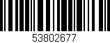 Código de barras (EAN, GTIN, SKU, ISBN): '53802677'