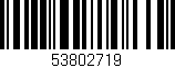 Código de barras (EAN, GTIN, SKU, ISBN): '53802719'