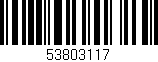Código de barras (EAN, GTIN, SKU, ISBN): '53803117'