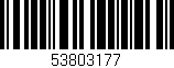 Código de barras (EAN, GTIN, SKU, ISBN): '53803177'