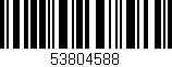 Código de barras (EAN, GTIN, SKU, ISBN): '53804588'