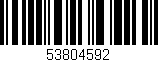 Código de barras (EAN, GTIN, SKU, ISBN): '53804592'
