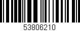 Código de barras (EAN, GTIN, SKU, ISBN): '53806210'