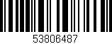 Código de barras (EAN, GTIN, SKU, ISBN): '53806487'