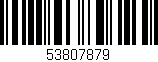 Código de barras (EAN, GTIN, SKU, ISBN): '53807879'