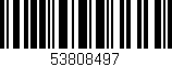 Código de barras (EAN, GTIN, SKU, ISBN): '53808497'