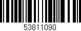 Código de barras (EAN, GTIN, SKU, ISBN): '53811090'