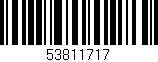 Código de barras (EAN, GTIN, SKU, ISBN): '53811717'