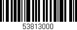 Código de barras (EAN, GTIN, SKU, ISBN): '53813000'