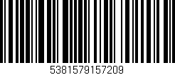 Código de barras (EAN, GTIN, SKU, ISBN): '5381579157209'