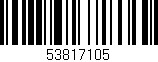Código de barras (EAN, GTIN, SKU, ISBN): '53817105'