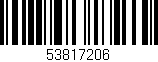 Código de barras (EAN, GTIN, SKU, ISBN): '53817206'