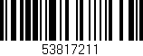 Código de barras (EAN, GTIN, SKU, ISBN): '53817211'