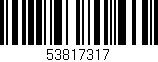 Código de barras (EAN, GTIN, SKU, ISBN): '53817317'