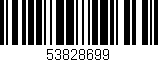 Código de barras (EAN, GTIN, SKU, ISBN): '53828699'