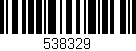 Código de barras (EAN, GTIN, SKU, ISBN): '538329'