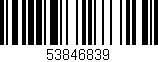 Código de barras (EAN, GTIN, SKU, ISBN): '53846839'