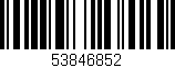 Código de barras (EAN, GTIN, SKU, ISBN): '53846852'