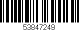 Código de barras (EAN, GTIN, SKU, ISBN): '53847249'