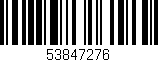 Código de barras (EAN, GTIN, SKU, ISBN): '53847276'