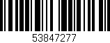 Código de barras (EAN, GTIN, SKU, ISBN): '53847277'