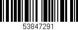 Código de barras (EAN, GTIN, SKU, ISBN): '53847291'