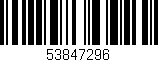 Código de barras (EAN, GTIN, SKU, ISBN): '53847296'