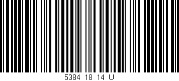 Código de barras (EAN, GTIN, SKU, ISBN): '5384_18_14_U'