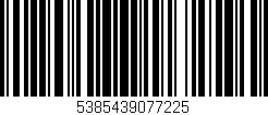 Código de barras (EAN, GTIN, SKU, ISBN): '5385439077225'