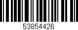 Código de barras (EAN, GTIN, SKU, ISBN): '53854426'