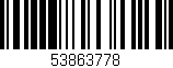 Código de barras (EAN, GTIN, SKU, ISBN): '53863778'
