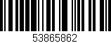 Código de barras (EAN, GTIN, SKU, ISBN): '53865862'