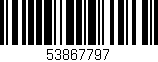 Código de barras (EAN, GTIN, SKU, ISBN): '53867797'