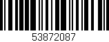 Código de barras (EAN, GTIN, SKU, ISBN): '53872087'