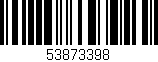 Código de barras (EAN, GTIN, SKU, ISBN): '53873398'
