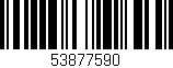 Código de barras (EAN, GTIN, SKU, ISBN): '53877590'