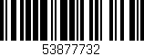 Código de barras (EAN, GTIN, SKU, ISBN): '53877732'