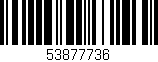 Código de barras (EAN, GTIN, SKU, ISBN): '53877736'
