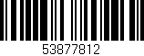 Código de barras (EAN, GTIN, SKU, ISBN): '53877812'