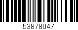 Código de barras (EAN, GTIN, SKU, ISBN): '53878047'
