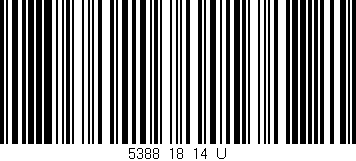 Código de barras (EAN, GTIN, SKU, ISBN): '5388_18_14_U'