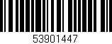 Código de barras (EAN, GTIN, SKU, ISBN): '53901447'