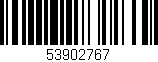 Código de barras (EAN, GTIN, SKU, ISBN): '53902767'