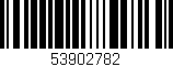 Código de barras (EAN, GTIN, SKU, ISBN): '53902782'