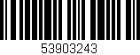 Código de barras (EAN, GTIN, SKU, ISBN): '53903243'