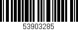 Código de barras (EAN, GTIN, SKU, ISBN): '53903285'
