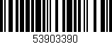 Código de barras (EAN, GTIN, SKU, ISBN): '53903390'